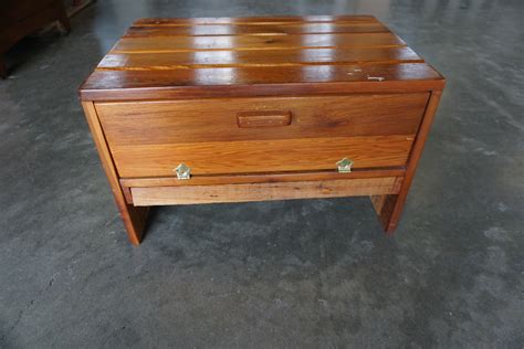 Small Wooden Storage Bench