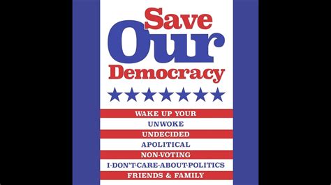 Save Our Democracy Youtube