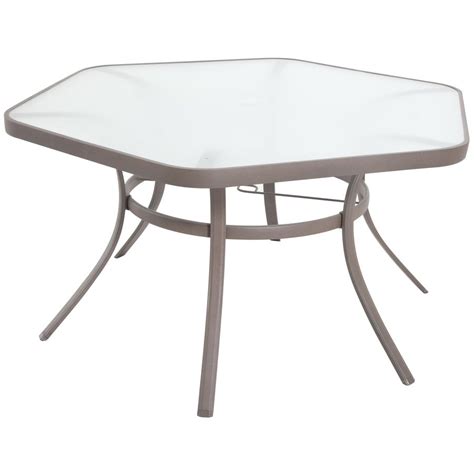 We did not find results for: Garden Treasures Hayden Island Hexagon Dining Table at ...