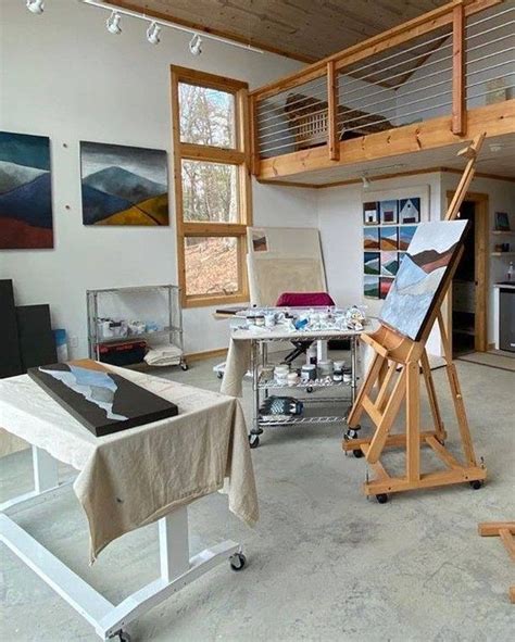 Home Art Studio Inspiration From Real Working Artists Art Studio At