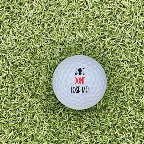 Custom Golf Balls Personalized Ts Funny Golf Balls Bachelor Party Golf T Groomsmen Ts