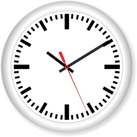 Kostenlose Vektorgrafik Uhr Zeit Hände Stunden Weiß Kostenloses