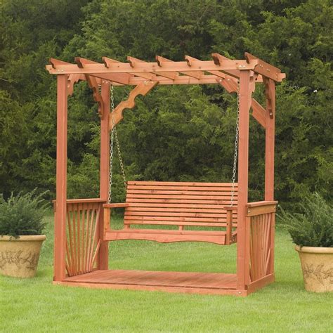 Outdoor Free Standing Porch Swing — Randolph Indoor And Outdoor Design