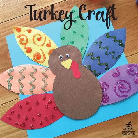 Turkey Craft For Kids Thanksgiving Crafts Preschool Easy