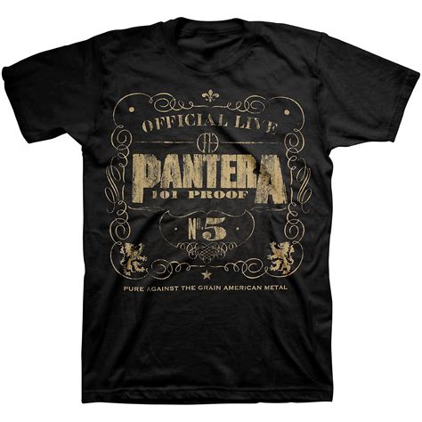 Bravado Pantera 101 Proof T Shirt Musicians Friend