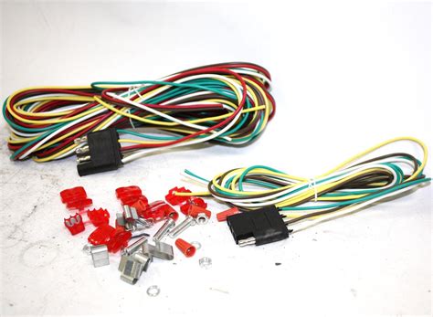 This is a fairly simple i've provide three different wiring diagrams at the end of the video for a better understanding. 25ft 4 Way Trailer Wiring Connection Kit Flat Wire Extension Harness 4 Car Boat - EconoSuperStore