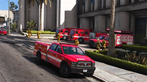 Los Santos Fire Department Vehicle Pack Lsfd And Lsiafd Add On