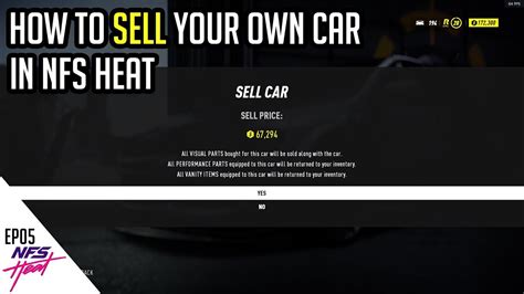 And take in mind that you will get back about 60% of the purchase price. NFS Heat How to sell your car? EP05 - YouTube