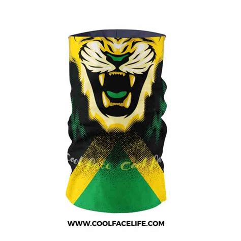 jamaican flag face bandana soca flag face mask bandanas cool face life