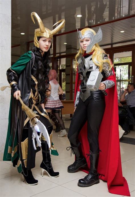 Female Loki And Thor Cosplay