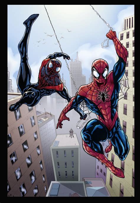 Miles And Peter By Sonicboom35 Marvel Dc Comics Marvel Heroes Marvel