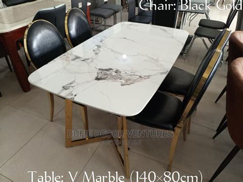 quality marble dining chair in kaneshie furniture dufie deco ventures gh