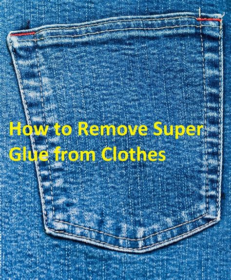How to Remove Dried Glue from Fabric - Homeaholic.net