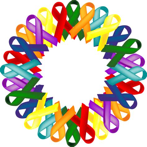 Multi Cancer Ribbon Clipart Full Size Clipart 2887861 Pinclipart