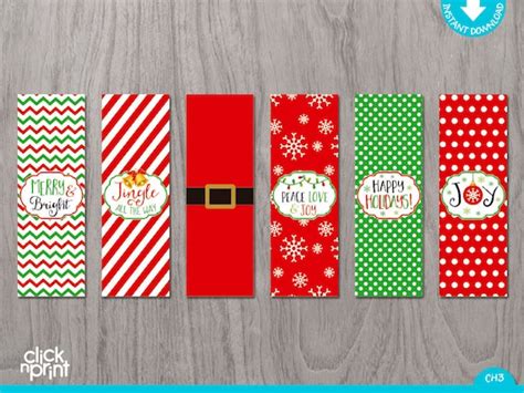 Christmas Candy Bar Wrappers To Print Hershey Candy Bar Wrapper