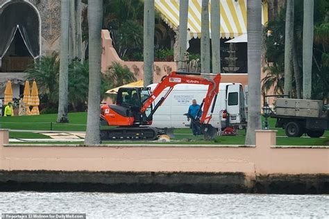 Exclusive Marine Gone Demolition Crews Rip Out Donald Trumps Mar A Lago Helipad After