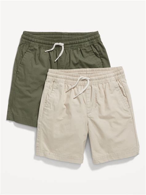 Functional Drawstring Poplin Shorts 2 Pack For Toddler Boys Old Navy
