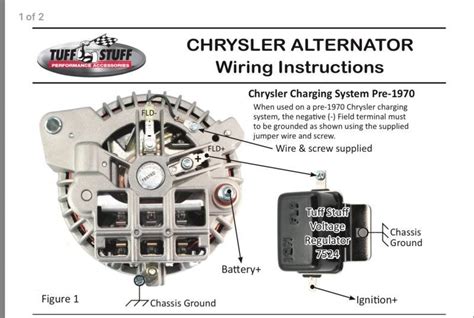 ️chrysler 1 Wire Alternator Wiring Diagram Free Download