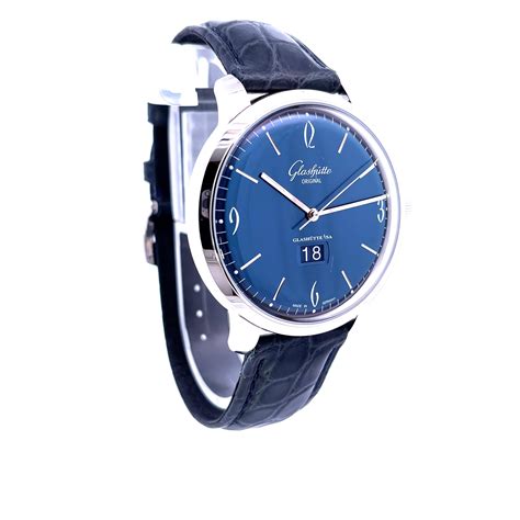 Glashutte Original Sixties Panorama Date Stainless Steel Blue Dial 2 39