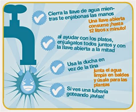 10 Maneras De Cuidar El Agua Salvemos Verde
