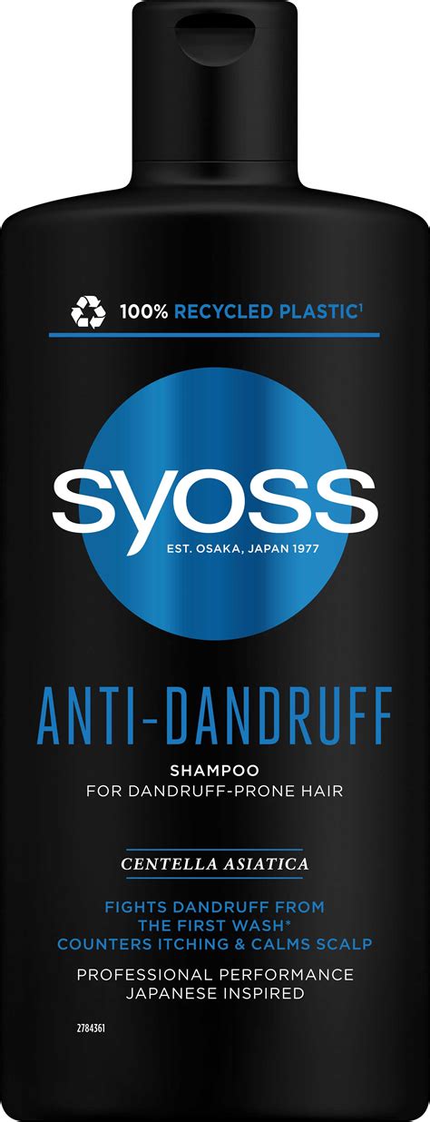 Шампунь SYOSS Anti Dandruff з Центеллою Азійською для волосся