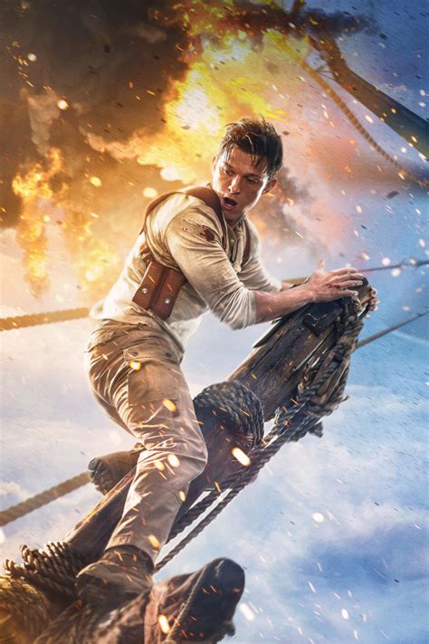 640x960 Uncharted Tom Holland Movie 2022 Iphone 4 Iphone 4s Wallpaper