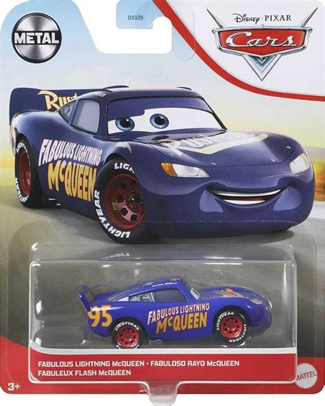 Disney Pixar Cars Cars 3 Metal Fabulous Lightning Mcqueen 155 Diecast