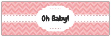 Click here to download the miniature baby shower candy bar wrappers. Baby Shower Label Templates - Get Free Downloadable Baby ...