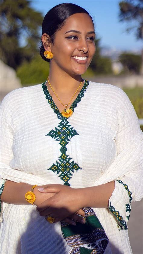 Image Result For Habesha Dress Beautiful Ethiopian Women Ethiopian
