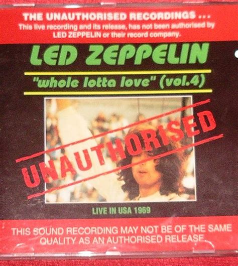Led Zeppelin Whole Lotta Love Vol 4 Live In Usa 1969 1993 Cd Discogs