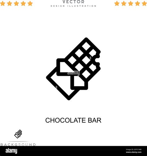 Icono De La Barra De Chocolate Elemento Simple De La Colección De