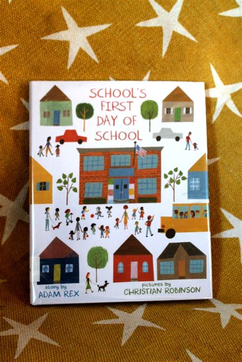 Books And Umbrellas Schools First Day Of School By Adam Rex And Illus