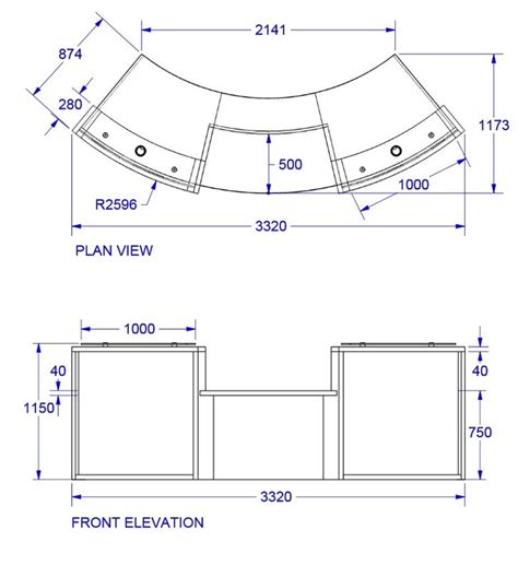 Counter reception desk dimensions reception counter height dimensions reception counters design dimensions typical reception counter dimensions ada reception counter. office reception desk dimensions - Google Search ...