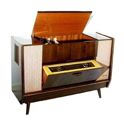Hi Fi Stereo Console Record Player And Radio By Telefunken German Ca