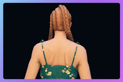 Release 2 Braids Long Hairstyle For Mp Female Releases Cfxre