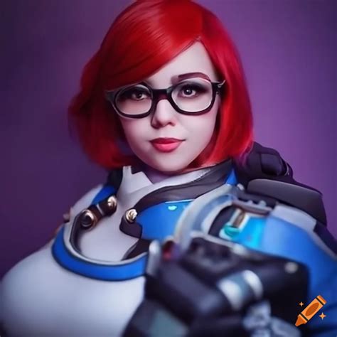 Cosplayer Dressed As Mei From Overwatch
