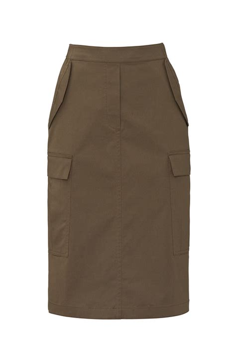 Khaki Cargo Skirt By Theory For 209 Rent The Runway