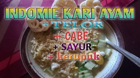 We did not find results for: Tutorial Masak Indomie Rebus Kari Ayam - YouTube