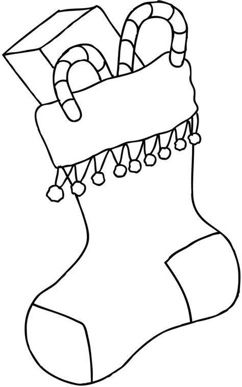 Christmas Stocking Coloring Pages Best Coloring Pages For Ki Printable Christmas Coloring