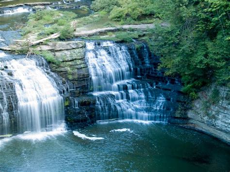 Burgess Falls State Natural Area Located In Middle Tennessee Lies On