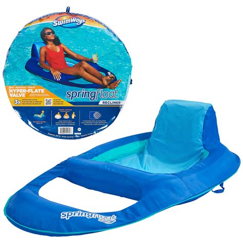 Buy Swimways Spring Float Recliner Pool Lounger With Hyper Flate Valve Inflatable Pool Float