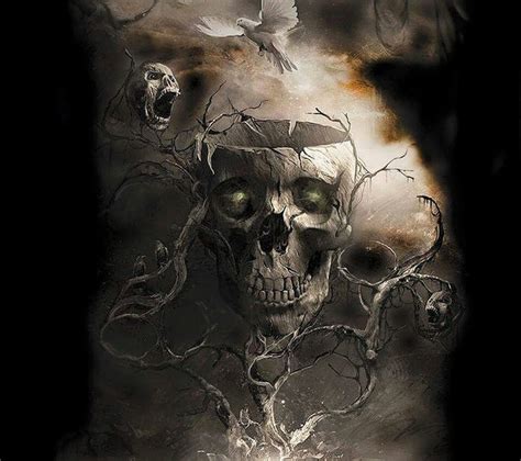 Skulls Dark Art Art Skull Art
