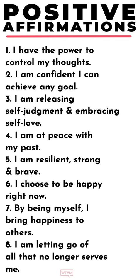 Positive Affirmations Struggling With Self Esteem Issues Or Need
