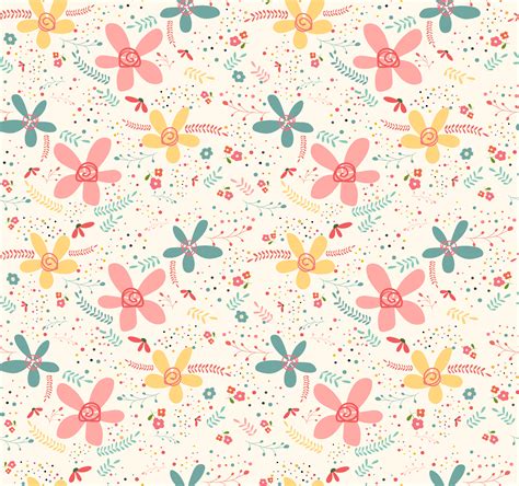 Vector floral watercolor texture pattern with blue flowers.watercolor floral pattern.blue flowers pattern.seamless pattern can be used for wallpaper,pattern fills,web page background,surface. Cute doodle tropical flower endless seamless pastel ...