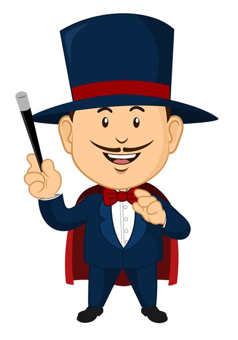 Clip Art Of Magician Hat And Hands