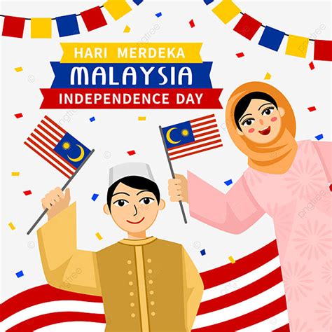 馬來西亞獨立日美麗人物插畫 馬來西亞獨立日 假期 馬來西亞向量圖案素材免費下載，png，eps和ai素材下載 Pngtree