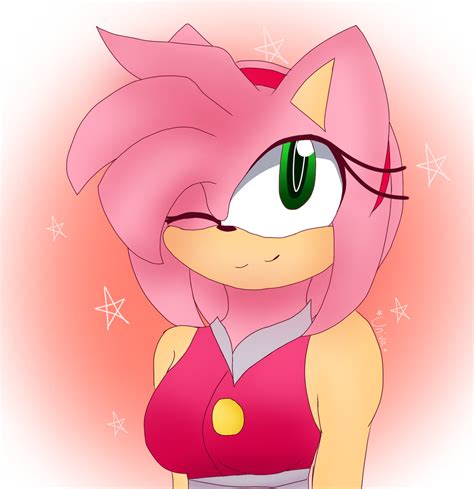 Amy Rose Sonic Boom Style
