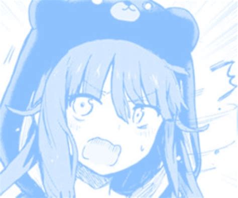 Blue Manga Aesthetic Shock Bear Anime Girl Blue Anime Baby Blue