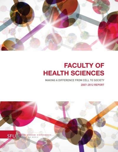 5 year report faculty of health sciences simon fraser university