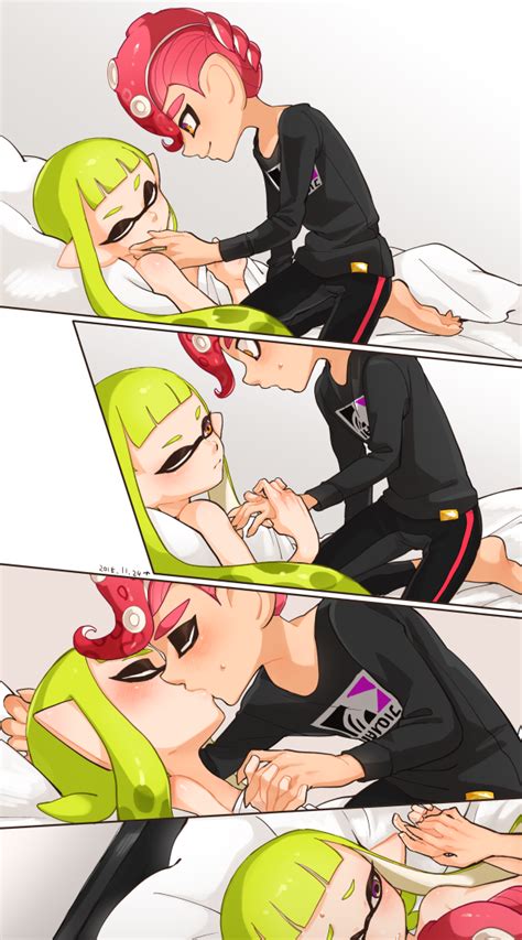 Inkling Player Character Inkling Girl Octoling Player Character And Octoling Babe Splatoon